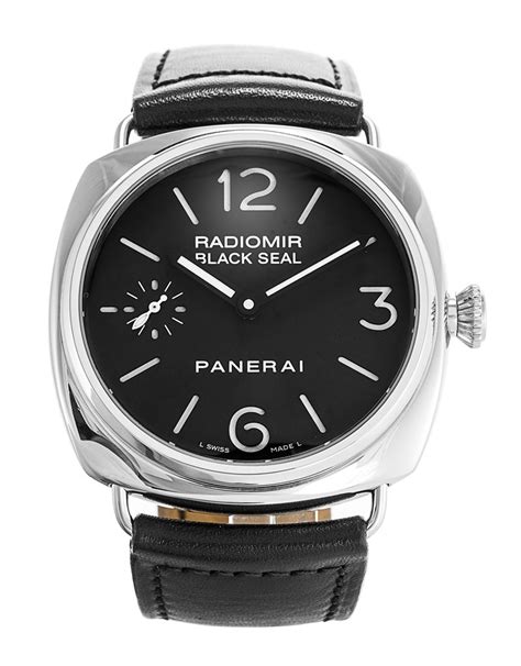 panerai black seal fake|panerai radiomir black seal pam00183.